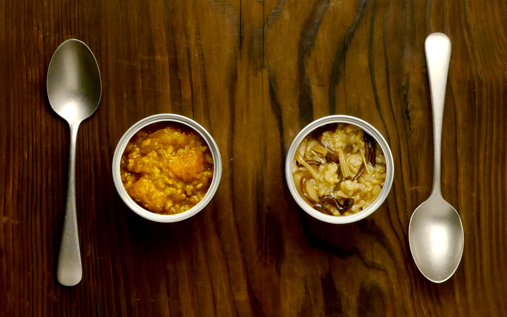 そのまま食べられるごはん入りの缶詰